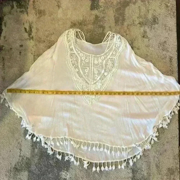 Women’s White Bathing Suit Cover Up - Picture 7 of 8